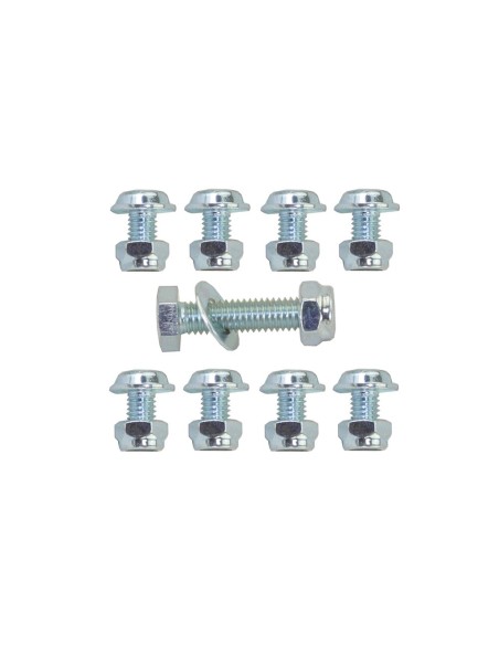 Bolt/Nut Fender Set-of/9 Chrome.